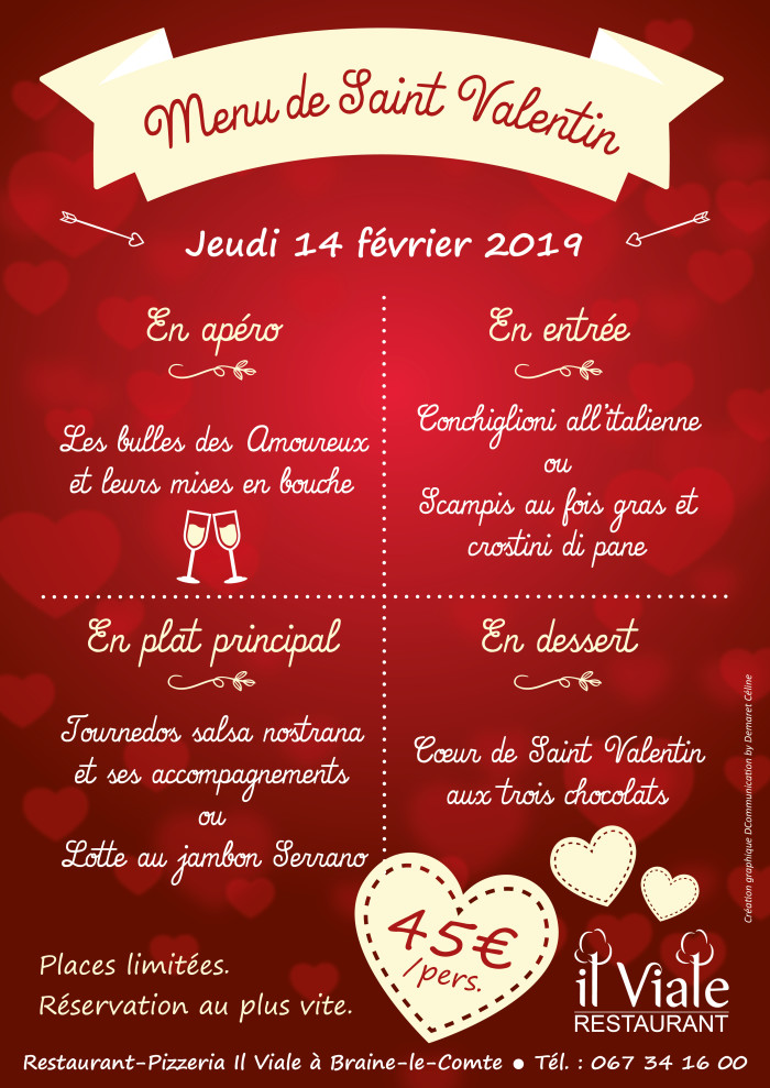 Il Vilale_Menu Saint Valentin 2019